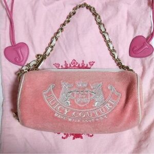 Juicy Couture Pink and Blue Shoulder Bag